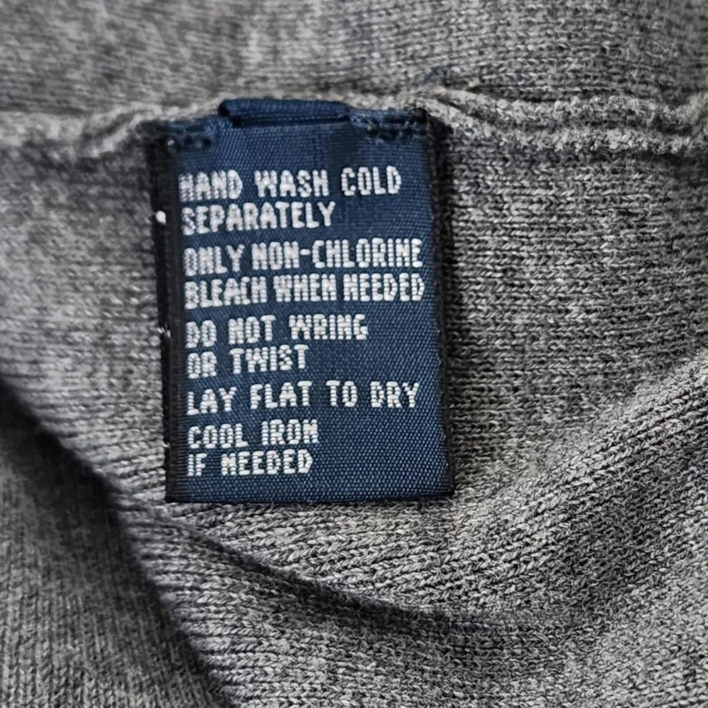 Polo Ralph Lauren Sweater Mens XL Gray‎ V-Neck Pullover Pima Cotton